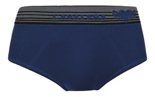 Cueca Slip Cavalera Erick Microfibra Sem Costura Azul