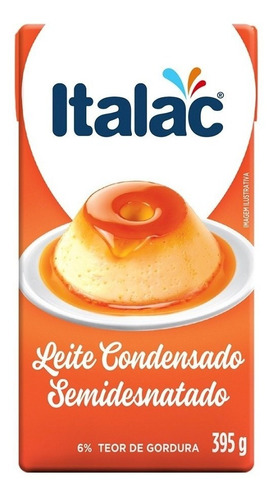 Atacado C/21 Leite Condensado Semidesnatado Italac 395g