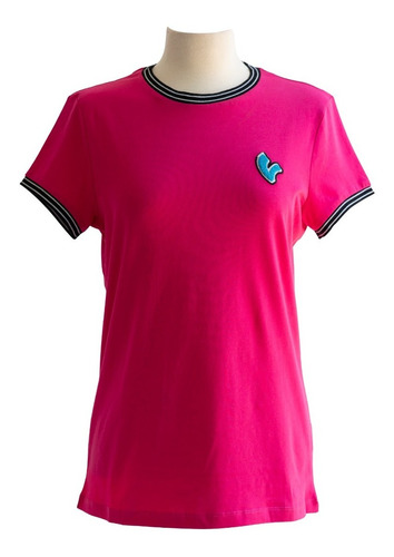 Playera Vespa Fucsia Para Mujer