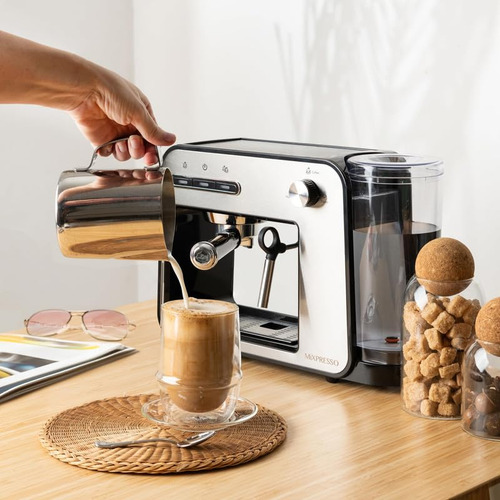 Maquina De Espresso Profesional Mixpresso 15 Bar Con Espumad
