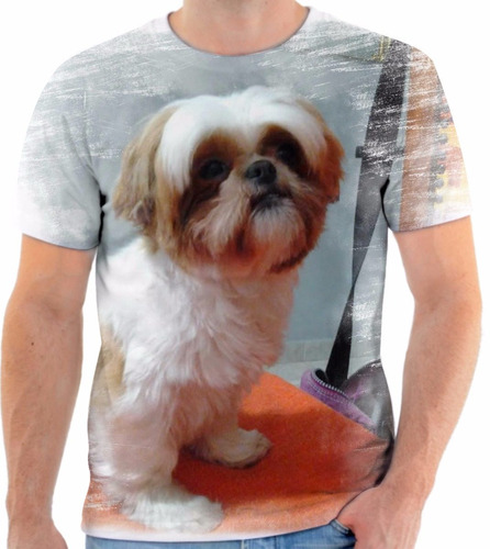 Camisa Camiseta Personalizada Chitzu Cachorro Animal 1