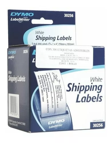 DYMO White LabelWriter Shipping Labels 30256 2 516 x 4 Roll Of 300