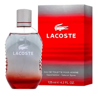 Perfume Lacoste Pour Homme Red 4.2 Oz (125 Ml)