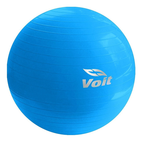 Pelota De Pilates Yoga Voit Azul 65cm Con Bomba De Inflado