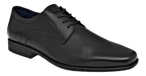 Zapato Vestir Flexi 90718 Color Negro Para Hombre Tx4