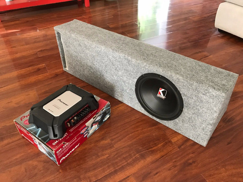 Combo Woofer Kicker Y Potencia Pioneer