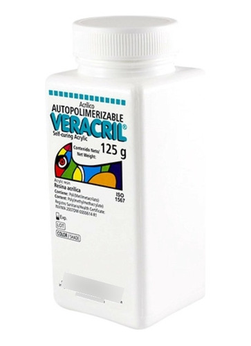 Acrilico Autocurado Veracril 125g Dental Odontologia