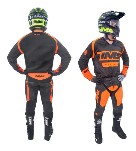 Conjunto Ims Sprint Slim Cores Motocross Trilha Promoção