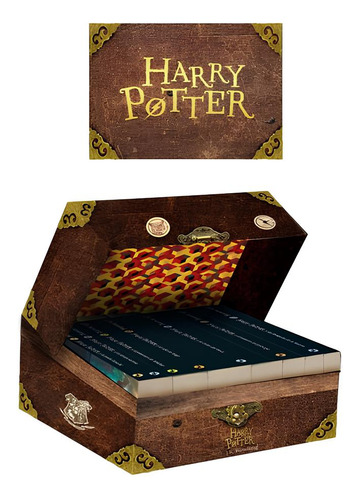 Paquete Harry Potter Cofre De Libros Con Saga Completa