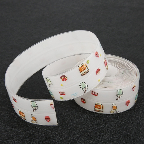 Cinta Impermeable 3,8 Cm X 3,2 M Pvc Elegante Cocina Baño Hu