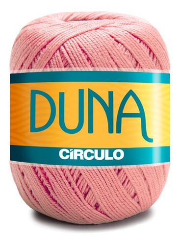 Linha Duna 100g Círculo Crochê Souplats Cor 3043 - Salmão