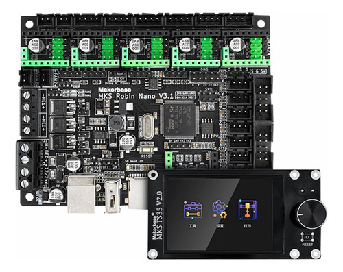 Placa Base M4 Para Impresora 3d Makerbase Mks Robin Nano V3.