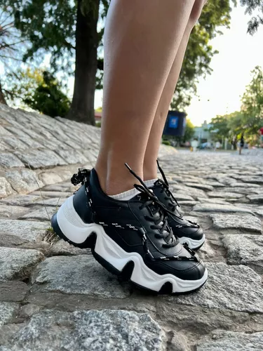 Zapatillas De Mujer Urbana Con Plataforma Alta 6 Cm Denver