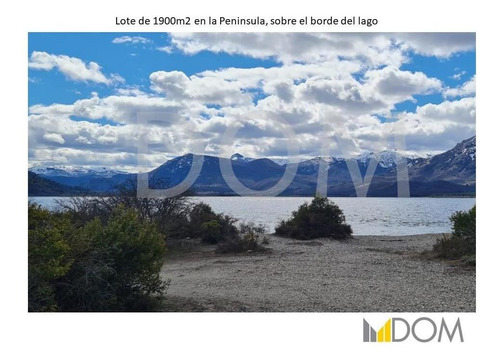 Imagen 2 de 4 de Lote De 1900m2 En La Península De Meliquina, Sobre La Costa Del Lago