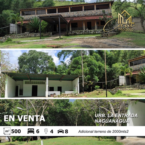 Casa Y Terreno En Venta En La Entrada Naguanagua Valencia Carabobo Gh