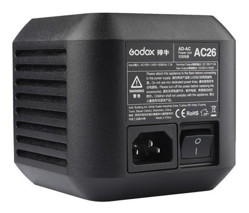 Adaptador De Corriente Ac26 Para Ad600 Pro Godox