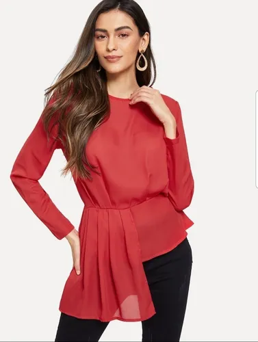 Blusa roja online mujer