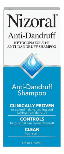 Nizoral Champú Anticaspa 7 oz Con Ketoconazol 1% para Caspa, Picazón y Escamas Cuero Cabelludo Saludable Dermatológicamente Formulado
