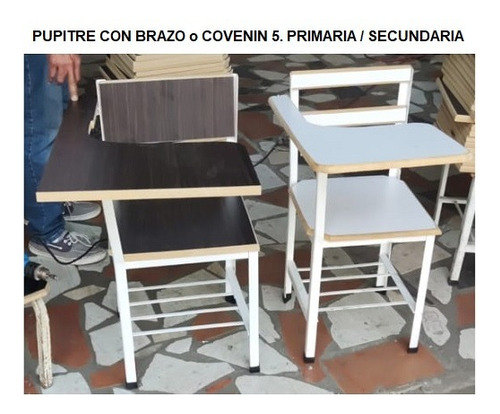 Pupitre Con Brazo O Covenin 5 / Nuevo / Fabrica En Caracas