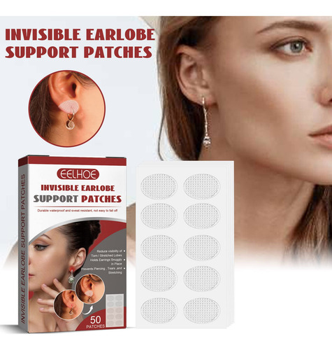100 Parches De Elevación De Oreja Invisible Para Cinta De