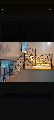 Baranda Balcon Y Escalera Estilo Antiguo Negro