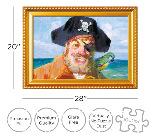 Bob Esponja Painty The Pirate Rompecabezas De 1000