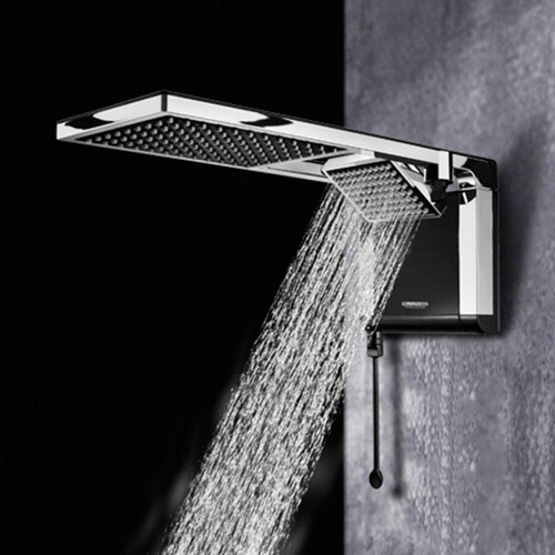 Imagem 4 de 6 de Chuveiro Lorenzetti Acqua Duo Ultra Preto E Cromo 7800w 220v