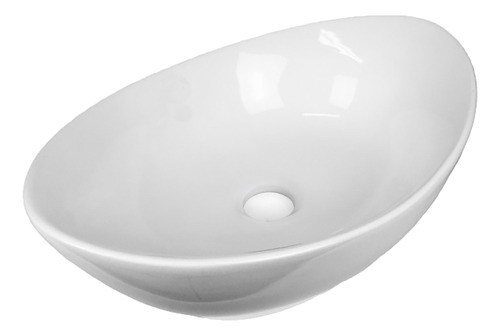 Cuba Banheiro Apoio Oval Louça Porcelana Branca Canoa Lavabo