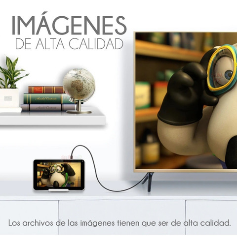Imagen 5 de 9 de Cable Adaptador Convertidor Micro Hdmi A Hdmi Tablet 1.5m