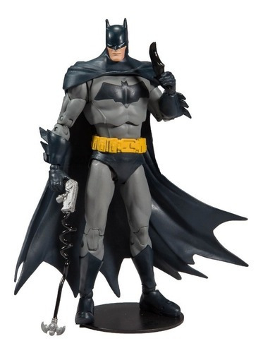 Muñeco Figura De Accion Articulada Batman Dc Con Accesorios 