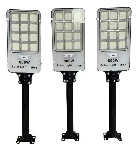 X3 Focos Solares Exterior Foco 800w Con Sensor De Movimiento