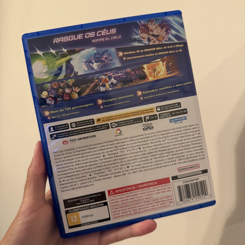 Dragon Ball Sparking Zero Ps5 Semi Novo Mídia Fisica (Recondicionado)