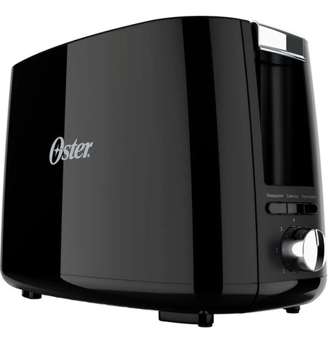 Tostadora Oster Negro Simple Life 7 Niveles Negro