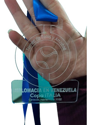 Medallas En Acrilico 6 Cms Eventos Graduaciones Premiaciones