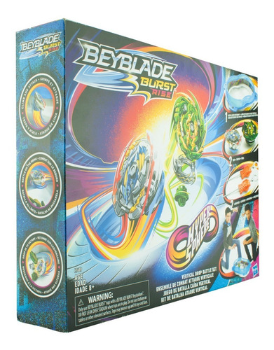 Imagen 2 de 3 de Beyblade Juego Batalla Caida Vertical Burst Rise Hasbro