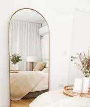 Comprar Espejo Medio Punto Cuerpo Entero Medio Arco 120x50 Marco Pvc