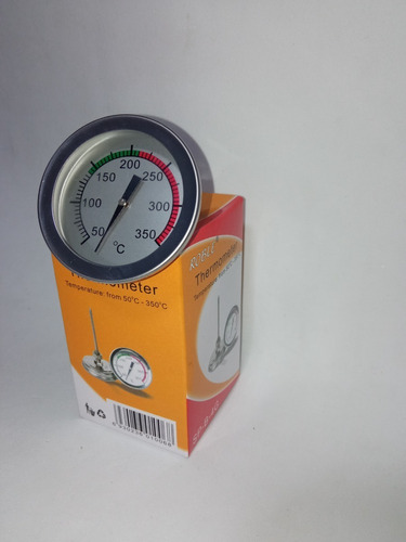 Termometro Para Horno De 50°c A 350°c Con Bulbo De 7 Cm