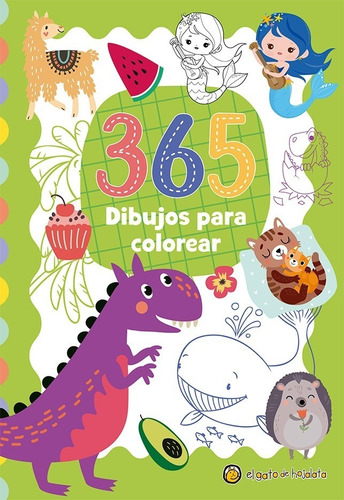 Imagen 1 de 4 de Libro Infantil 365 Dibujos Para Colorear Ed. Guadal