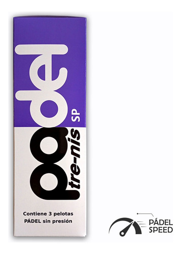 24 Envases De Pelotas Pádel Sin Presión Tre-nis Modelo Speed Amarillo