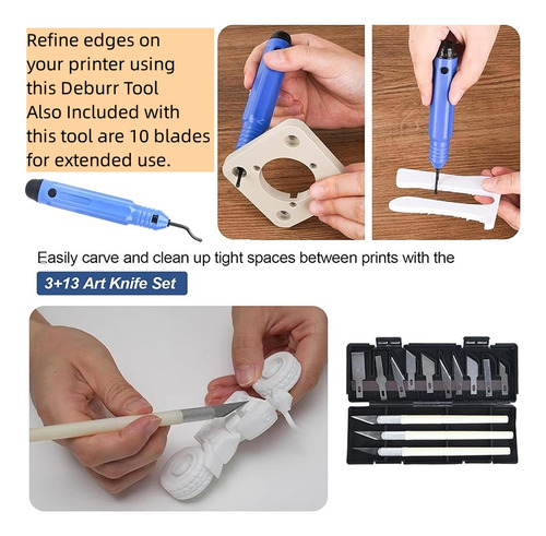Kit De Herramientas Para Tallar Modelos 3d De 38 Piezas Para
