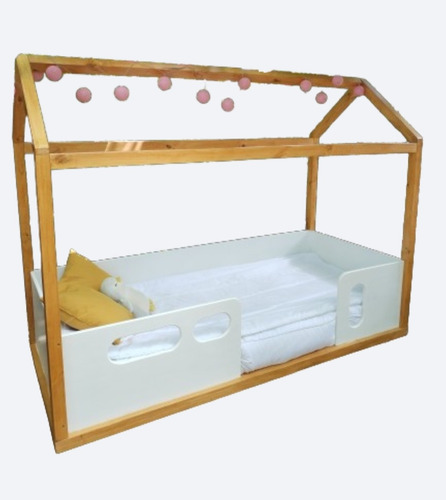 Cama Montessori, Cama Casita, Cama De Madera A Medida 