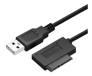 Cable Mini Sata A Usb 2.0 Para Unidad Dvd De Portatil