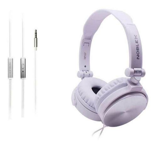 Auriculares Vincha Over Ear Noblex Con Microfono Hp107