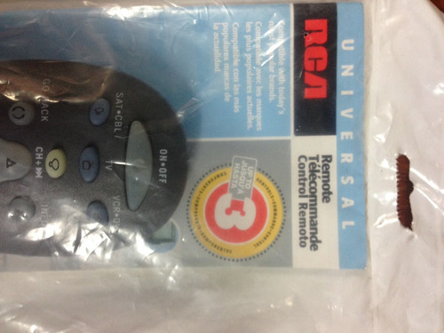 Control Remoto Universal Rca Rcr311w Tv Satelite Dvd Program