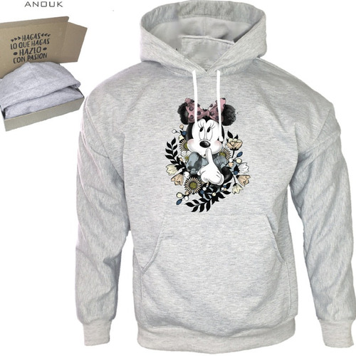 Imagen 9 de 10 de Buzo Hoodie Personalizado Saco Minnie Mouse Estampado Unisex