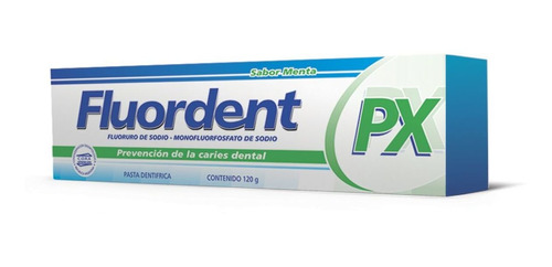 Pasta Dental Fluordent Px Prevencion De Caries 120g