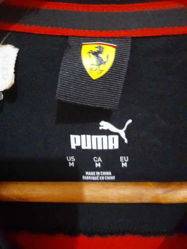 Remera Puma Ferrari Talle M 10 Puntos (Usado)