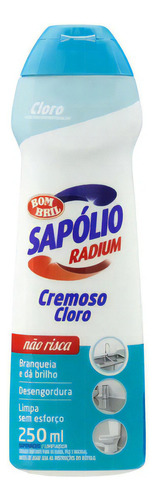 Saponáceo Sapólio Radium Cremoso Cloro 250ml Bombril