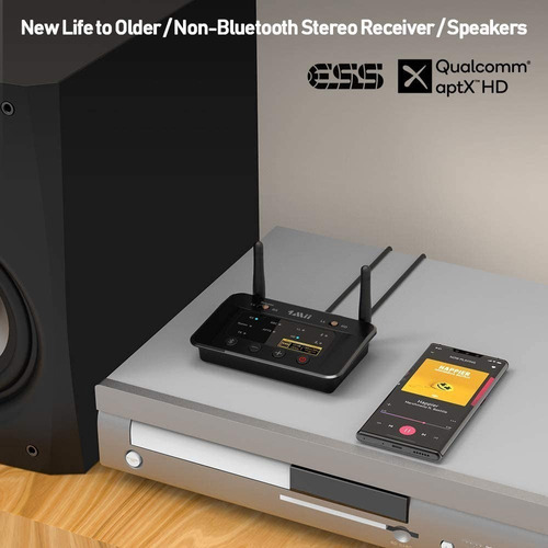 Receptor Transmisor Bluetooth 5 Audio Hd Bypass 1mii B03pro