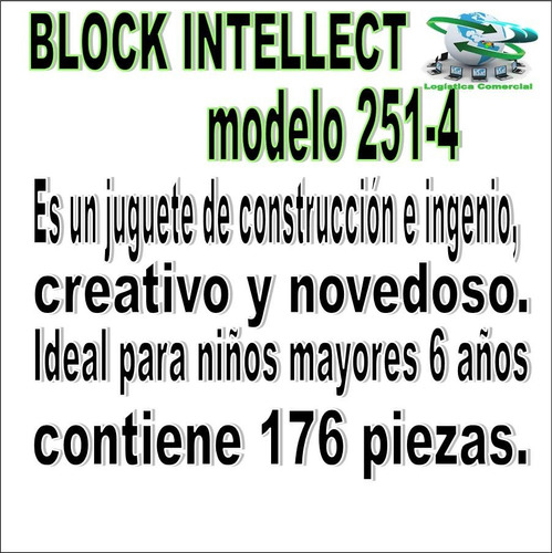 Imagen 9 de 9 de Juego Avion Armable Juguetes Entretenimiento 176 Piezas